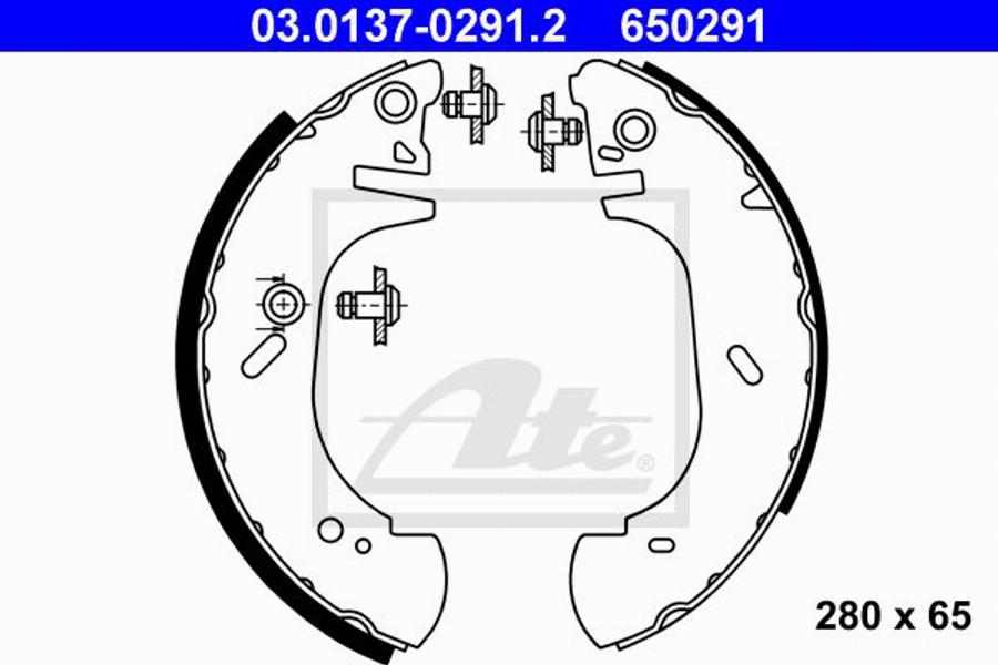 ATE 13.0441-3505.2 - Ремкомплект, тормозной суппорт autodnr.net
