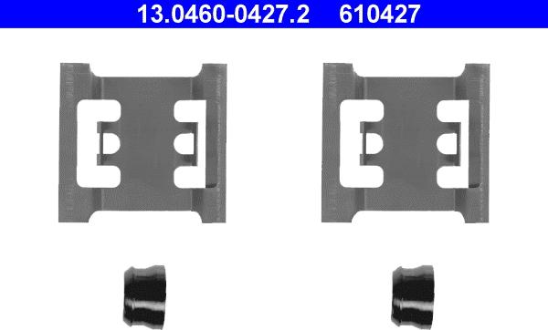 ATE 13.0460-0427.2 - Комплектующие для колодок дискового тормоза avtokuzovplus.com.ua
