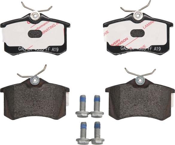 ATE 13.0460-2787.2 - Гальмівні колодки, дискові гальма autocars.com.ua