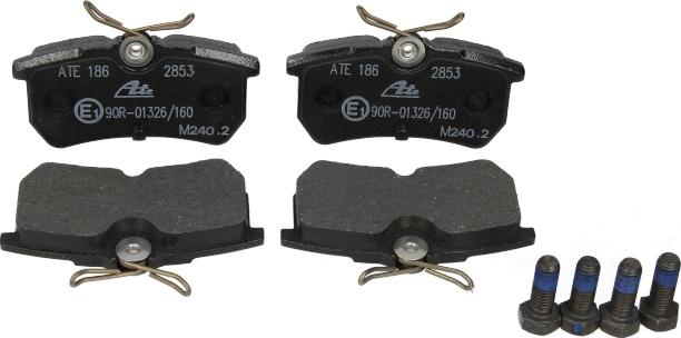 ATE 13.0460-2835.2 - Гальмівні колодки, дискові гальма autocars.com.ua
