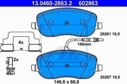 Alpha Brakes HKP-CT-043 - Гальмівні колодки, дискові гальма autocars.com.ua