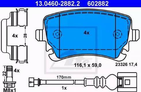 Alpha Brakes HKT-VW-023 - Гальмівні колодки, дискові гальма autocars.com.ua