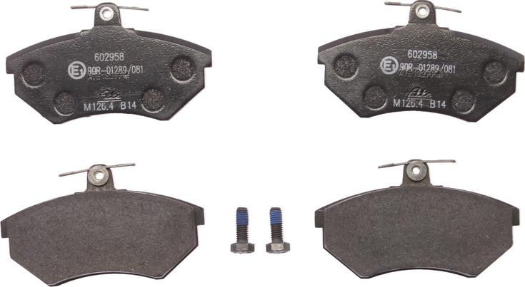 ATE 13.0460-2958.2 - Гальмівні колодки, дискові гальма autocars.com.ua