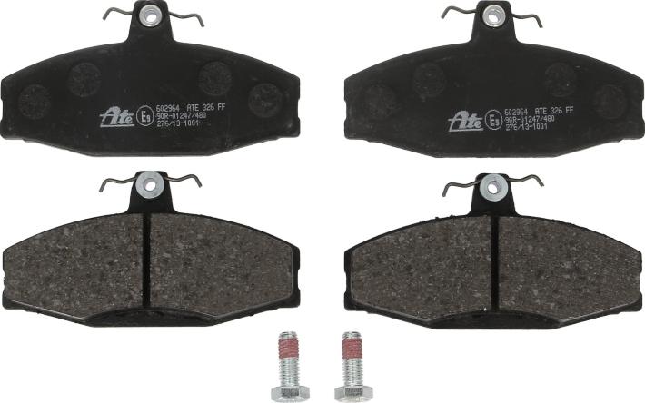 ATE 13.0460-2964.2 - Гальмівні колодки, дискові гальма autocars.com.ua
