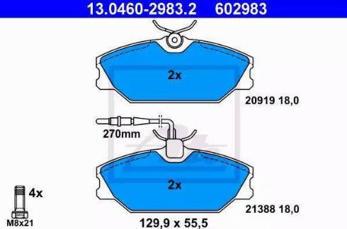 Alpha Brakes HKP-RE-007 - Тормозные колодки, дисковые, комплект autodnr.net