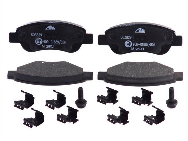 ATE 13.0460-3829.2 - Гальмівні колодки, дискові гальма autocars.com.ua