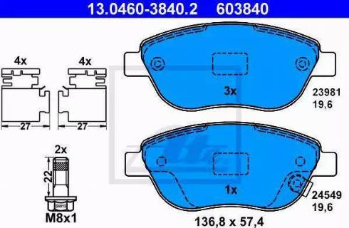 Alpha Brakes HKP-PL-035 - Гальмівні колодки, дискові гальма autocars.com.ua