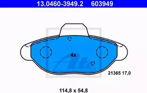 Alpha Brakes HKP-FT-026 - Гальмівні колодки, дискові гальма autocars.com.ua