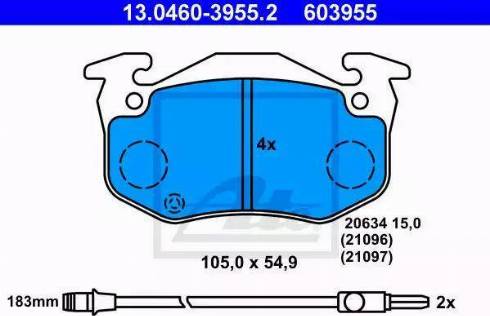 Alpha Brakes HKP-RE-002 - Гальмівні колодки, дискові гальма autocars.com.ua