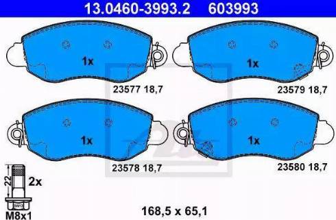 Alpha Brakes HKP-FR-041 - Гальмівні колодки, дискові гальма autocars.com.ua