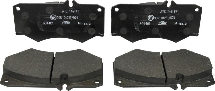 ATE 13.0460-4401.2 - Гальмівні колодки, дискові гальма autocars.com.ua