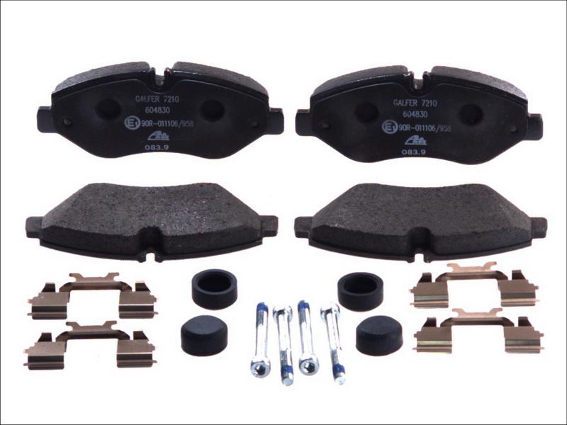 ATE 13.0460-4830.2 - Гальмівні колодки, дискові гальма autocars.com.ua