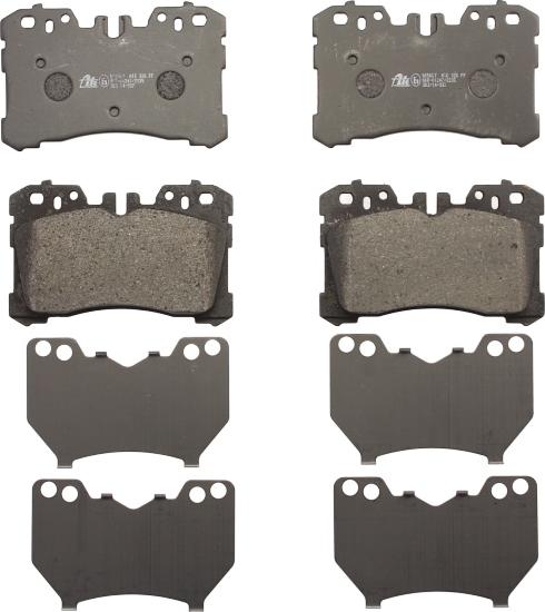 ATE 13.0460-5607.2 - Гальмівні колодки, дискові гальма autocars.com.ua