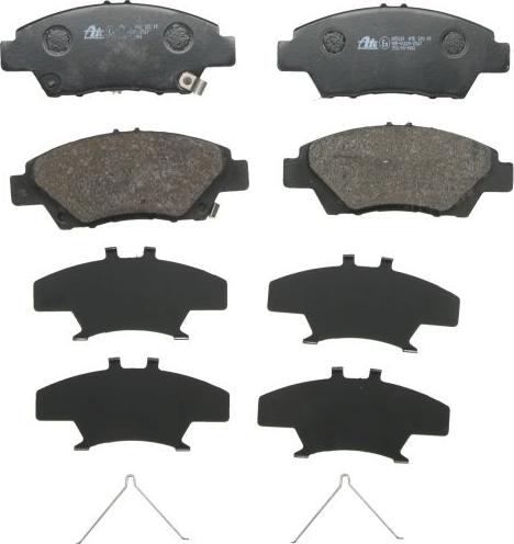 ATE 13.0460-5620.2 - Гальмівні колодки, дискові гальма autocars.com.ua