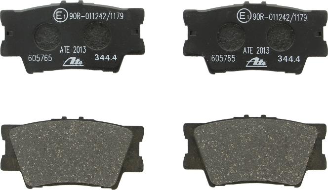 ATE 13.0460-5765.2 - Гальмівні колодки, дискові гальма autocars.com.ua