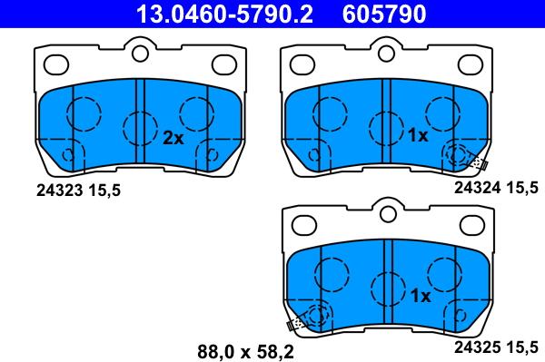 ATE 13.0460-5790.2 - 0 autocars.com.ua