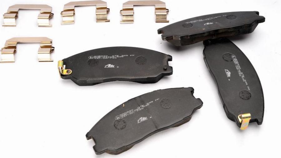 ATE 13.0460-5832.2 - Гальмівні колодки, дискові гальма autocars.com.ua