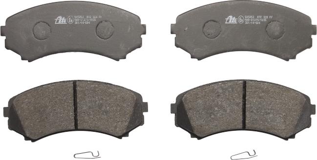 ATE 13.0460-5853.2 - Гальмівні колодки, дискові гальма autocars.com.ua