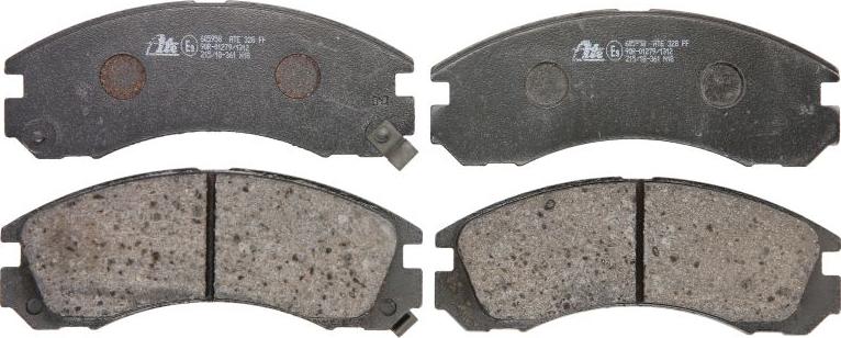 ATE 13.0460-5958.2 - Гальмівні колодки, дискові гальма autocars.com.ua