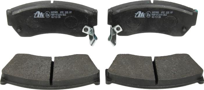 ATE 13.0460-5985.2 - Гальмівні колодки, дискові гальма autocars.com.ua