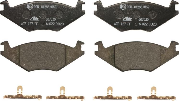 ATE 13.0460-7030.2 - Гальмівні колодки, дискові гальма autocars.com.ua
