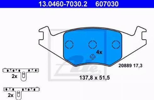 Alpha Brakes HKP-SE-006 - Гальмівні колодки, дискові гальма autocars.com.ua