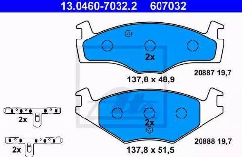 Alpha Brakes HKP-VW-011 - Тормозные колодки, дисковые, комплект autodnr.net