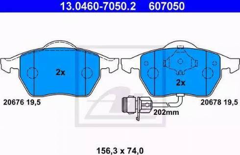 Alpha Brakes HKP-VW-025 - Гальмівні колодки, дискові гальма autocars.com.ua