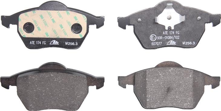 ATE 13.0460-7077.2 - Гальмівні колодки, дискові гальма autocars.com.ua