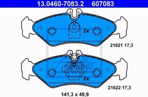 Alpha Brakes HKT-VW-004 - Гальмівні колодки, дискові гальма autocars.com.ua