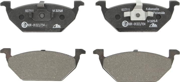 ATE 13.0460-7111.2 - Гальмівні колодки, дискові гальма autocars.com.ua