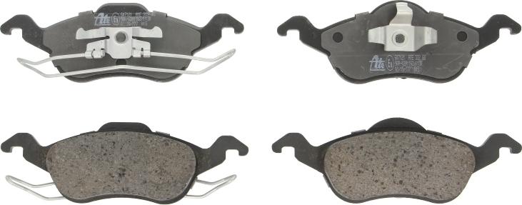 ATE 13.0460-7121.2 - Гальмівні колодки, дискові гальма autocars.com.ua