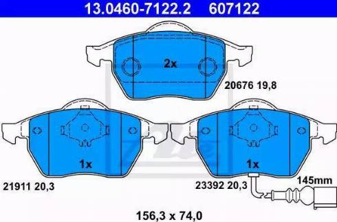 Alpha Brakes HKP-AU-027 - Гальмівні колодки, дискові гальма autocars.com.ua