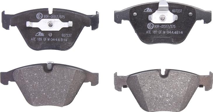 ATE 13.0460-7237.2 - Гальмівні колодки, дискові гальма autocars.com.ua