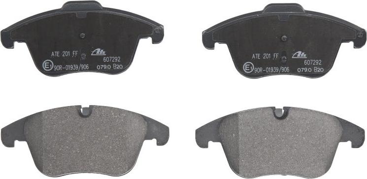 ATE 13.0460-7292.2 - Гальмівні колодки, дискові гальма autocars.com.ua