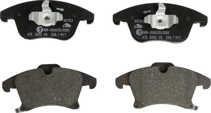 ATE 13.0460-7313.2 - Гальмівні колодки, дискові гальма autocars.com.ua