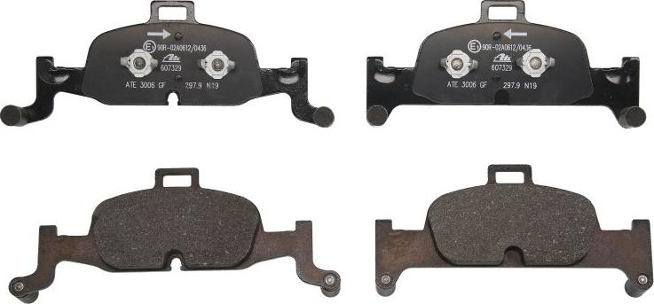 ATE 13.0460-7329.2 - Гальмівні колодки, дискові гальма autocars.com.ua