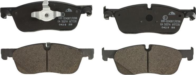 ATE 13.0460-7330.2 - Гальмівні колодки, дискові гальма autocars.com.ua