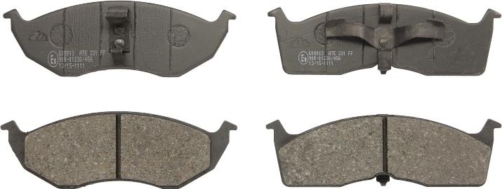 ATE 13.0460-8003.2 - Гальмівні колодки, дискові гальма autocars.com.ua