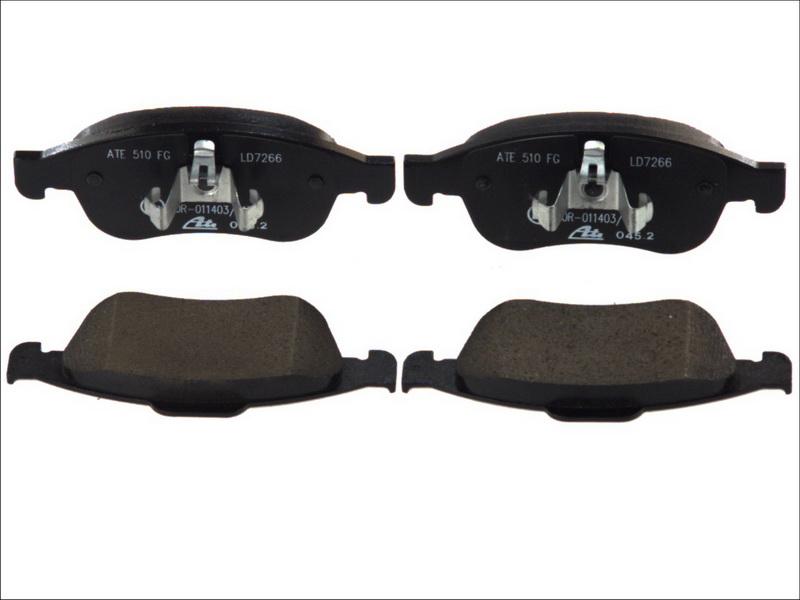 ATE 13.0470-7266.2 - Гальмівні колодки, дискові гальма autocars.com.ua