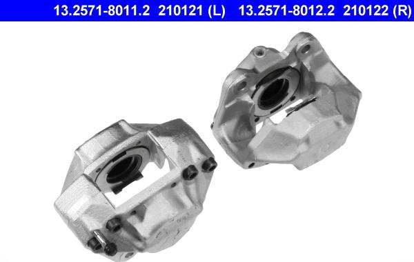 ATE 13.2571-8011.2 - Гальмівний супорт autocars.com.ua