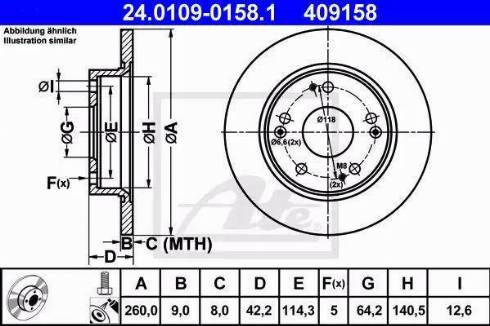 Alpha Brakes HTT-HD-033 - Гальмівний диск autocars.com.ua