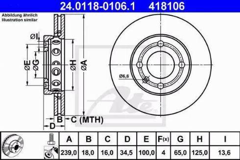 Alpha Brakes HTP-VW-015 - Гальмівний диск autocars.com.ua