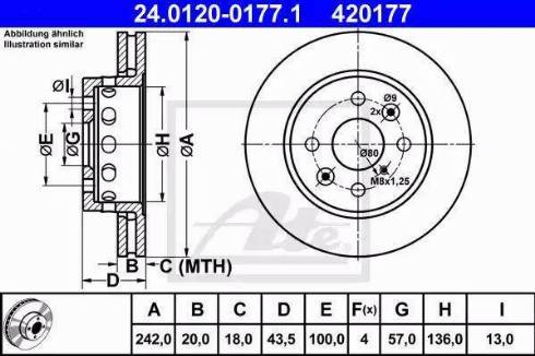 Alpha Brakes HTP-KA-309 - Гальмівний диск autocars.com.ua