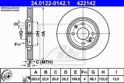 Alpha Brakes HTP-CT-018 - Тормозной диск autodnr.net