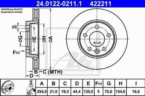 Alpha Brakes HTT-VW-013 - Тормозной диск autodnr.net