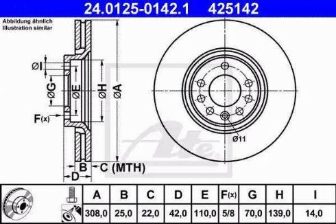 Alpha Brakes HTP-PL-030 - Гальмівний диск autocars.com.ua