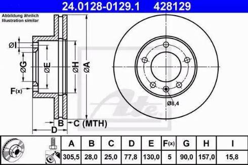 Alpha Brakes HTP-RE-032 - Гальмівний диск autocars.com.ua