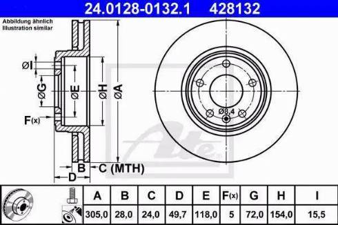 Alpha Brakes HTP-RE-030 - Гальмівний диск autocars.com.ua