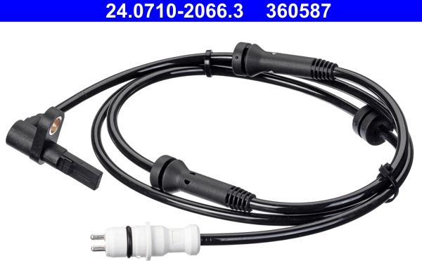 ATE 24.0710-2066.3 - Датчик ABS, частота обертання колеса autocars.com.ua